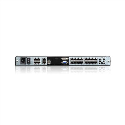 KVM konzola 19'' LCD, 16PC, RJ45, VGA, USB, UK layout
