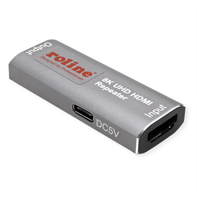 Zosilovač/repeater HDMI 2.1 do 45m, 8K@60Hz, UHD, HDCP 2.2, 48G, možnosť napájania cez USB Typ C