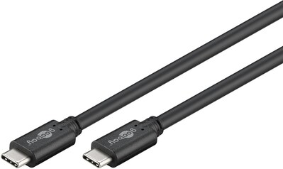 Kábel USB 3.2 Gen 1, Typ C CM/CM 1m, 5Gbps, PD 60w 20V3A, čierny