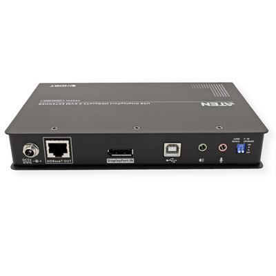 Predĺženie KVM cez TP do 100m, DisplayPort v1.2, USB, RS232, LAN, Audio (3.5mm jack), 4K@60Hz