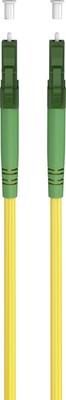 Fiber kábel LC/APC-LC/APC, 10m Simplex OS2(9/125µm), LSOH, 3mm, žltý