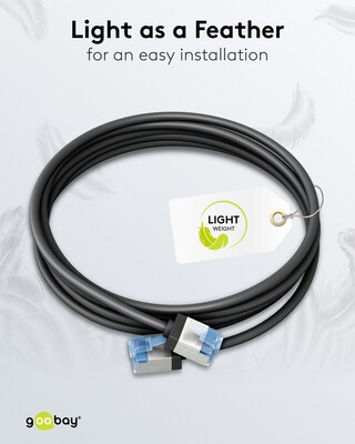 U/FTP Patchkábel LSOH TPE 0.15m cat.6a, čierny, slim, Cu, Flex Cable, Eco obal