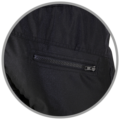Nohavice SUPRIMA, s podšívkou, vodeodolné, čierna XXL