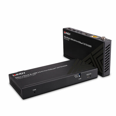 Predĺženie KVM cez TP do 150m(FullHD) do 100m(4K@60Hz), HDMI, USB, IR (obojsmerné), PoC