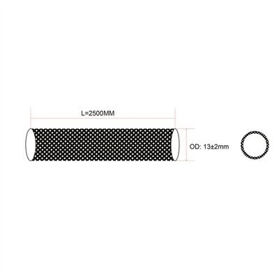 Káblový organizér FlexWrap, 2.5m, ⌀ 13-25mm, čierny
