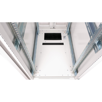 19" Rack na podlahu 42U, 1970x600x1000mm (HxWxD), PRO, sivý