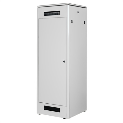 19" Rack na podlahu 36U, 1786x600x600mm (HxWxD), PRO, sklenené dvere, sivý