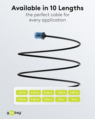 UTP Patchkábel LSOH TPE 7.5m cat.6a, čierny, slim, Cu, Flex Cable, Eco obal
