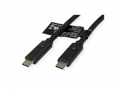 Kábel USB 4 Gen 3x2, Typ C CM/CM 1m, 40Gbps, PD 100w 20V5A, čierny
