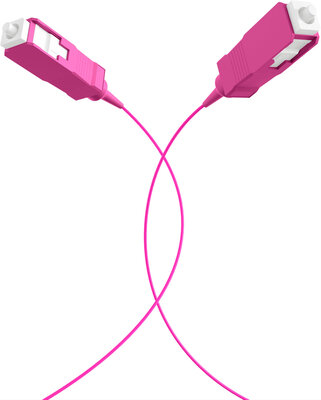 Optický Pigtail SC, OM4, 2m, fialový (12ks/bal)