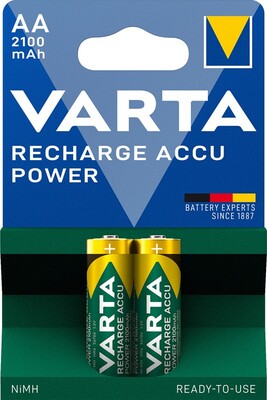 Batéria VARTA RTU nabíjacia AA (2ks) 1.2V 2100mAh NiMH (HR6 56706) 2BL