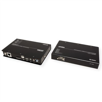 Predĺženie KVM cez TP do 100m, DisplayPort v1.2, USB, RS232, LAN, Audio (3.5mm jack), 4K@60Hz