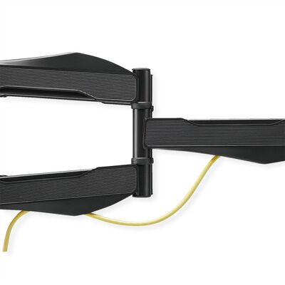 Držiak pre TV 37-80" na stenu, max 45kg, rameno 475mm, VESA do 600x400, čierny