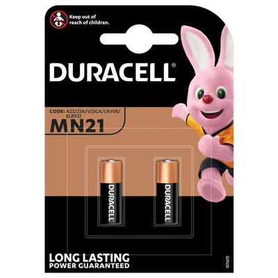 Baterka DURACELL Security Alkalická LR23 (2ks) 12V (MN21) 2BL