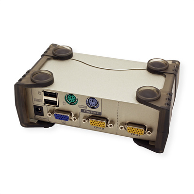 KVM switch/prepínač 2PC, VGA, USB + PS2