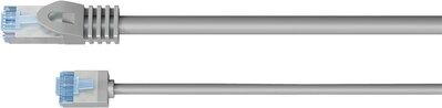 U/FTP Patchkábel LSOH TPE 3m cat.6a, sivý, slim, Cu, Flex Cable, Eco obal