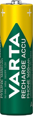 Batéria VARTA RTU nabíjacia AA (2ks) 1.2V 1600mAh NiMH (HR6 58399) 2BL