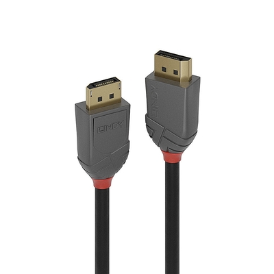 Kábel DisplayPort M/M 15m, 2K@60Hz, DP v1.1, 10.8Gbit/s, čierny, pozl. konekt, Anthra Line