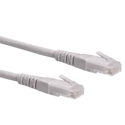 UTP Patchkábel 0.5m cat.6, sivý, Cu