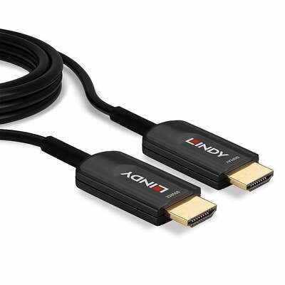 Kábel HDMI M/M 10m, Ultra High Speed+Eth, 8K@60Hz, HDMI 2.1, čierny, jednosmerný, aktívny, optický