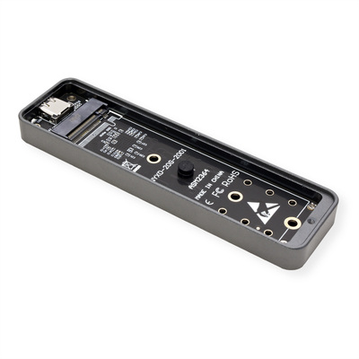 Externý box / Adaptér USB 3.2 Gen 2x2 Typ C na NVMe M.2 SSD HDD (M-key), 20Gbps, čierny