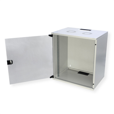 19" Rack na stenu 12U, sivý, 595x540x400 mm (HxWxD), RAL7035, BASIC
