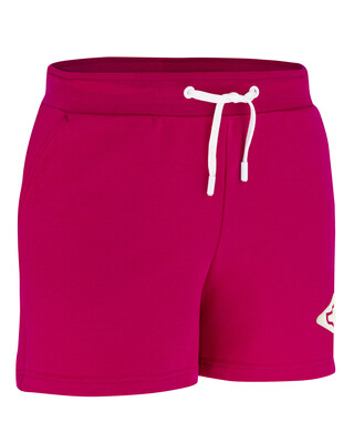 Krátke nohavice SIMPLY, dámske, s vreckami, špeciálna puff potlač, teplákové, bavlna, ružové XL