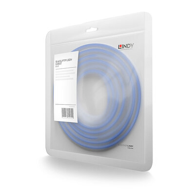 S/FTP (PiMF) Patchkábel LSOH 30m cat.7, modrý, Cu, UL