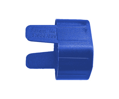 Bezpečnostná západka pre konektory C14, SecureSleeve, modrá