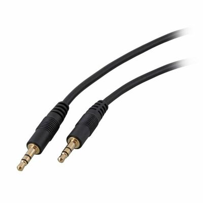 Kábel 3,5mm stereo jack M/M, 15m, HQ, čierny