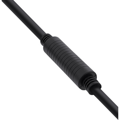 Kábel HDMI M/M 30m, High Speed+Eth, 4K@30Hz, HDMI 1.4, pozl. konektor, čierny, jednosmerný, aktívny