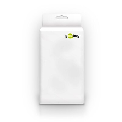 Power Bank 20000mAh, QC 3.0, LED display, zabudovaný kábel USB Typ C 0.13m, 12x7x3cm, čierna