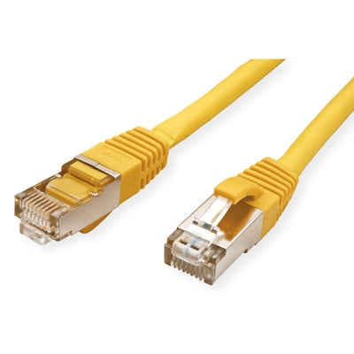 S/FTP (PiMF) Patchkábel LSOH 5m cat.6, žltý, Cu