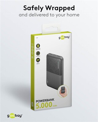 PowerBank 5000 mAh, ľahká a kompaktná, 10W, 2x USB A