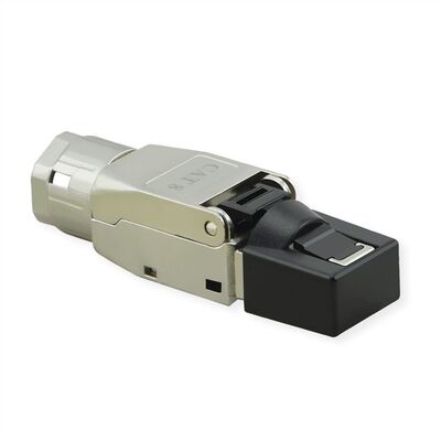 Konektor 8/8 RJ45 cat.8.1, tienený, 40Gbit, 2000Mhz, na drôt, montáž bez klieští AWG 22-26