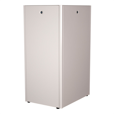 19" Rack na podlahu 26U, 1300x600x800mm (HxWxD), BASIC, sklenené dvere, sivý