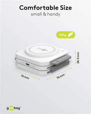 Nabíjačka bezdrôtová (wireless), skladacia 3v1, 15W