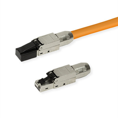 Konektor 8/8 RJ45 cat.6a, 10Gbit, na drôt aj lanko, montáž bez klieští AWG 22-27