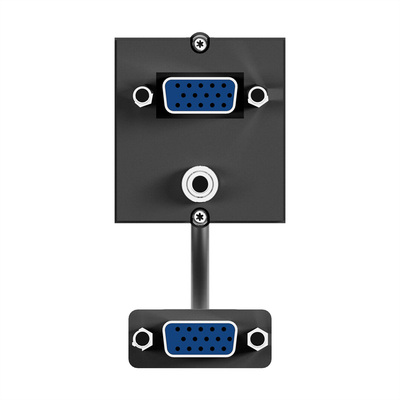 Modul pre BACHMANN, VGA + 3.5mm stereo jack, F/F, kábel 0.2m čierny