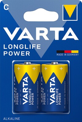 Batéria VARTA Longlife Power Alkalická C Baby (2ks) 1.5V (LR14) 2BL