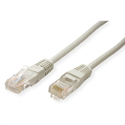 UTP Patchkábel 0.5m cat.5e, sivý, Cu