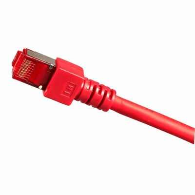 S/FTP (PiMF) Patchkábel LSOH 40m, cat.6, červený, Cu