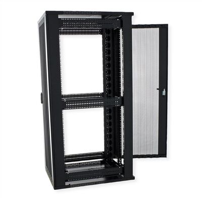 19" Rack na podlahu 42U, čierny, 2000x800x1000 mm (HxWxD)