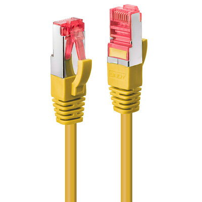 S/FTP (PiMF) Patchkábel LSOH 0.3m cat.6, žltý, Cu