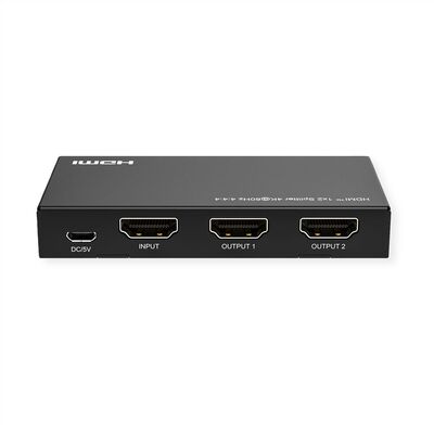Video distribútor/splitter HDMI 1IN/2OUT, EDID Managment, UHD 4K@60Hz 18G