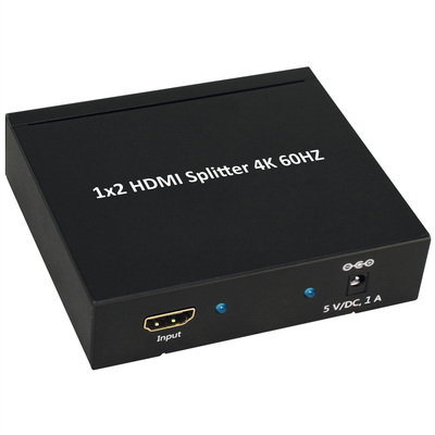 Video distribútor/splitter HDMI 1IN/2OUT, UHD 4K@60Hz 18G