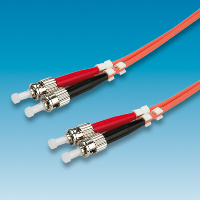 Fiber kábel ST-ST, 1m Duplex OM1(62.5/125µm) §