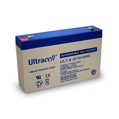 Baterka Ultracell AKKU UL7-6 (6V 7Ah), Faston (4.8mm)