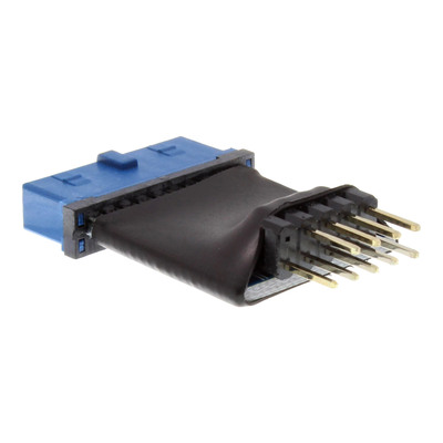 Adaptér IDC 19pin (USB 3.0) na IDC 10pin (USB 2.0) na základnú dosku