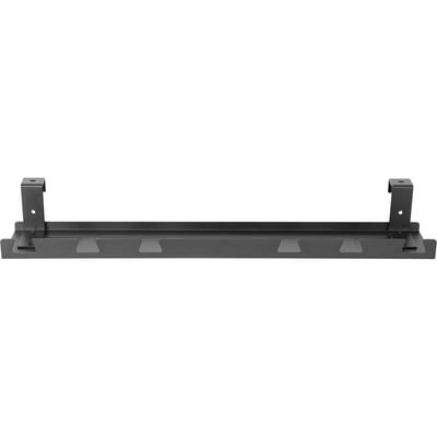 Káblový organizér, žľab na káble pod stôl, 590x131x74mm (DxHxV), čierny